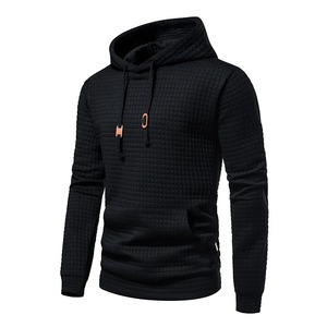 Automne hommes et femmes même Style couleur unie décontracté sweat à capuche de sport ample mode grande poche à manches longues Couple sweat - Product Image 6