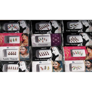 Bindis ethniques tendance dans des couleurs assorties pour toutes les occasions et toutes les saisons, marque Shivam Arts - Product Image 1
