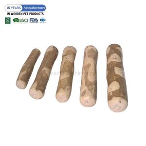 Los más vendidos al por mayor perro natural masticar café madera perro hueso masticar juguete accesorios para mascotas de un fabricante vietnamita directo - Product Image 1