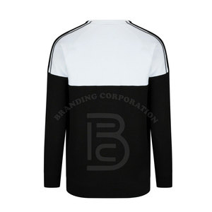 ชุดวอร์มผ้าฝ้ายสำหรับผู้ชายชุดวอร์มแขนยาวแบบมีเชือกรูดสำหรับผู้ชายพิมพ์ลายโลโก้ - Product Image 3