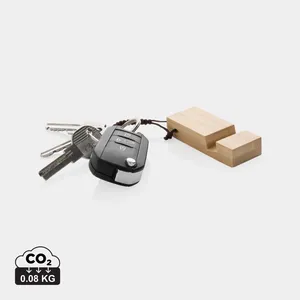 Porte-clés en bambou P301.3809 gadgets écologiques - Product Image 1