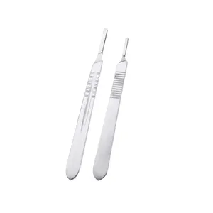 Wholesale Scalpel Knife Handle Extra Long Handle BP Blade <b>Holder</b> Single Use Stainless Steel Scalpel Handle - Product Image 1