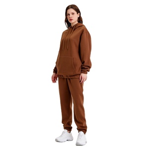 Pantalons de jogging pour femmes de qualité supérieure |   Pantalons de survêtement en polaire chauds |   Vêtements décontractés confortables à taille haute pour la saison hivernale - Product Image 5