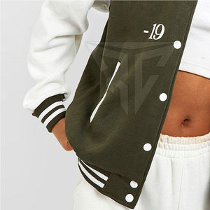 Chaqueta de Punto Personalizable de Alta Calidad para Mujer, Cálida para Invierno, Impermeable, de Algodón/Poliéster, Cómoda y Transpirable - Product Image 2