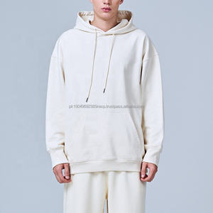 เสื้อฮู้ดดี้สตรีทแวร์ผ้าฝ้าย 100% 500 กรัม แบบสั่งทำได้ ทรงยูนิเซ็กซ์ หนานุ่ม ทรงโอเวอร์ไซส์ แบบครอป พิมพ์ลายพัฟ ผ้าเฟรนช์เทอร์รี่ - Product Image 1