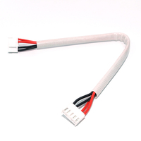 Kabel konektor PCB Male 3.96mm VH 4 Pin arus tinggi colokan ke papan Header daya tahan lama untuk aplikasi industri & LED