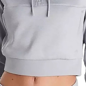 Tops cortos de mujer de alta calidad con diseño de capucha de logotipo personalizado para el invierno-¡Diseña tu propio estilo! ¡Precio razonable! - Product Image 4