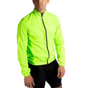 Veste coupe-vent de cyclisme personnalisée pour homme, impression personnalisée, logo réfléchissant, doublure en mesh respirante, veste coupe-vent de course à pied - Product Image 1