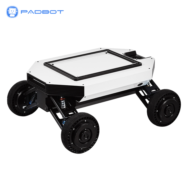 Autonomous 4-Wheel Robot Platform Educational Unmanned UGV Chassis Service Robots