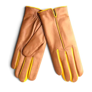 Invierno al aire libre cálido lindo cuero pantalla táctil guantes para mujer hombre personalizado moda cuero guantes Unisex cuero moda guantes - Product Image 5