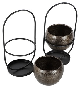 Maceteros de Metal hechos a mano exclusivos diseños colgantes de moda para balcón y sala de estar nueva condición maceta decoración del hogar - Product Image 3