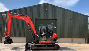 Excavadora Compacta KX080-4 con Motor, Capacidad del Cucharón de 0.25m, Peso Operativo de 18366kg, Origen Estadounidense, Certificada - Product Image 5