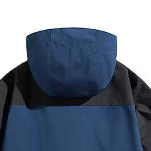 Veste Softshell pour homme de haute qualité, chaude pour l'hiver, col montant, logo sur le devant, couleur personnalisée, écologique, respirante, nylon/polyester - Product Image 5