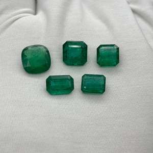 Piedra Preciosa de Esmeralda Verde Zambia, Corte Octogonal, 26 TCW, Facetada, Suelta, para Joyería, Envío Gratis al Mejor Precio - Product Image 6