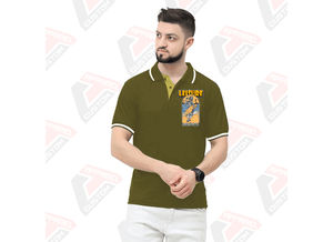 เสื้อยืดลายทางของผู้ชายที่เป็นเอกลักษณ์สำหรับเสื้อโปโลผ้าเดนิมผ้าลูกฟูกระบายอากาศทันสมัยเป็นมิตรกับสิ่งแวดล้อมสำหรับการปะติดเก๋ไก๋ในฤดูร้อน - Product Image 6