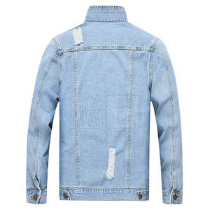 Chaqueta de Mezclilla para Hombre de Primera Calidad en Oferta, Chaqueta de Mezclilla Transpirable y Cómoda para Hombre en Venta en Línea - Product Image 2