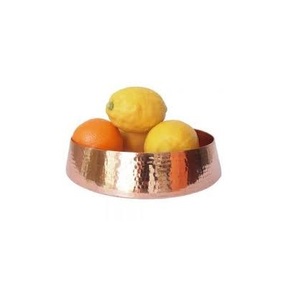 Cuenco de fruta de cobre y latón real, centros de mesa pulidos de alta calidad decorativos para el hogar, cuenco de cobre para servir frutas - Product Image 4