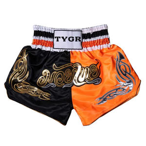 Muay Thai Fight Shorts MMA Shorts Ropa Entrenamiento Lucha Grappling Artes marciales Kickboxing Shorts Ropa Bordado personalizado - Product Image 6