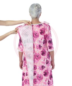 Robes de patient sur mesure Robes d'hôpital pour patients à manches longues en coton tricoté Uniforme médical personnalisé - Product Image 6