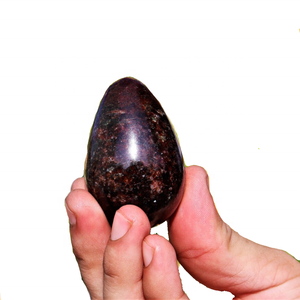 Oeuf de yoni de haute qualité grenat oeufs en pierre naturelle en forme d'oeuf de jade semi-précieux protection énergétique exercice vaginal grossiste - Product Image 5