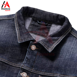 Nouvel arrivage de vestes pour hommes de grande taille tenue décontracté Offre Spéciale col rabattu en jean veste en jean pour hommes - Product Image 3