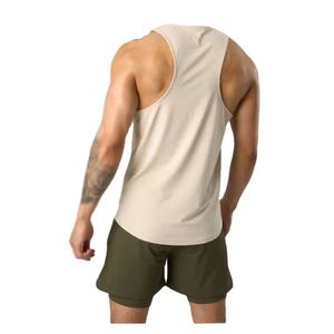 Camisetas sin Mangas Deportivas Personalizadas con Logotipo para Hombre, Tejidas, Casuales, 100% Algodón, Atléticas, Transpirables, de Secado Rápido, para Gimnasio y Entrenamiento - Product Image 2