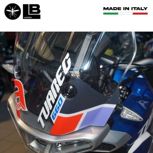 Adesivi 3D per la protezione del parabrezza per Aprilia Tuareg 660 Tagelmust 2022 Accessori moto compatibili - Product Image 3