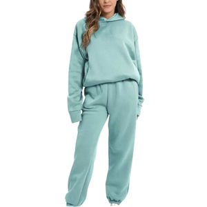 Personalizar Logo Mujeres Acid Wash Chándales Set de alta calidad Custom Sports Jogger Chándales para las mujeres - Product Image 4