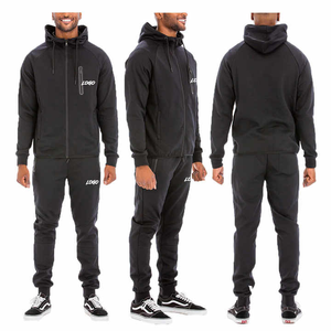 Survêtements décontractés à la mode personnalisés pour hommes, ensembles de fitness en plein air, jogging, sweat à capuche, pantalon, sport de luxe - Product Image 4