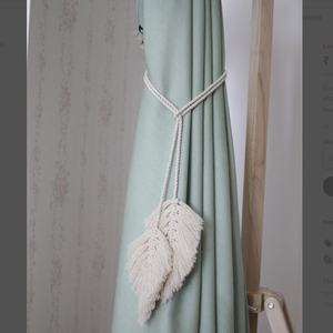 Curtain Jute <b>Tieback</b>..Curtain Holdback..Jute Rope..Window Decor - Product Image 1