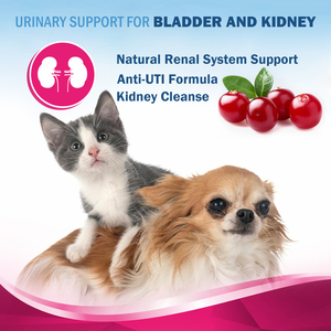 OEM naturale salute della vescica del cane integratore di supporto per l'infezione del tratto urinario compresse - Product Image 5