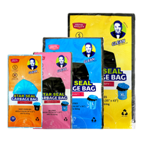 Bolsas de Basura Negras Resistentes para Cocina y Oficina, Biodegradables, con Refuerzo Lateral, Extra Gruesas, con Fondo Sellado, Precio de Fábrica