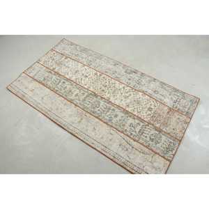 Rug, 2.8x5.1 ft Vintage Rug, <b>Brown</b> Persian Rug <b>Wool</b> - Product Image 2