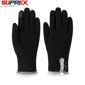 Winter Thermal <b>Touchscreen</b> Full Finger Wrist-Length Knit <b>Gloves</b> Anti-Slip Warm Stretch Soft Grip Unisex Outdoor Running Cycling - Product Image 5