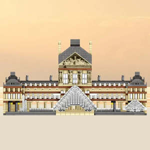 For Nanoblock Louvre Museum Pyramid <b>Miniatures</b> for Display or Collection - Product Image 2