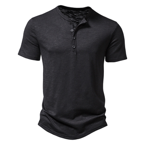 2024, las mejores camisetas de moda de algodón de bambú para hombres, Camisetas largas de gran tamaño de la mejor calidad para el verano, venta al por mayor, servicio ODM OEM - Product Image 6