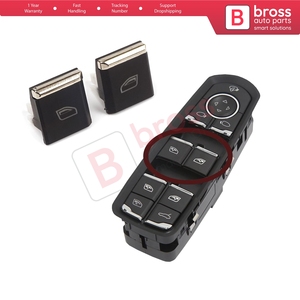 BDP643-1 ฝาครอบปุ่มสวิตช์หลักหน้าต่างด้านหน้า 2 ชิ้น 7PP959858R DML สำหรับ - Product Image 5