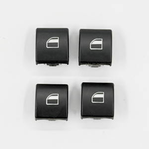 61316902175 Cubierta de Botón de Interruptor de Ventana, 4 Piezas, Negra, para BMW Serie 3 E46 E90 X5 E53 X3 E83 - Product Image 1