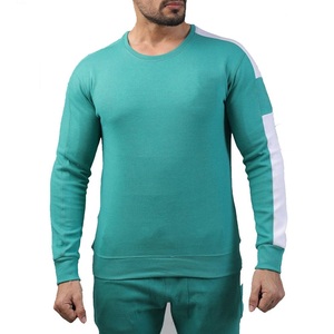 Chándal de algodón 100% transpirable de diseño personalizado para hombre, chándal de invierno de calidad con estampado sólido, conjuntos de chándal al por mayor - Product Image 2