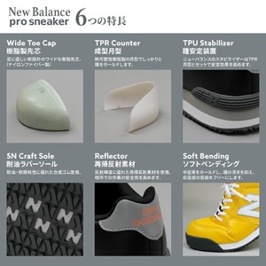 Botas de Seguridad Japonesas para Uso en Fábrica y Construcción, Unisex, Antideslizantes, Resistentes al Aceite, con Puntera de Fibra de Vidrio, Parte Superior de PU, Suela de EVA/Goma - Product Image 3