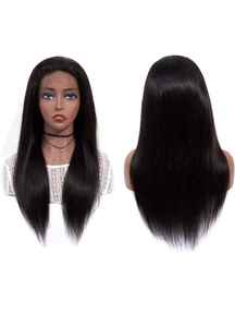 Perruques Body Wave Lace Front de 26 pouces, extensions de cheveux humains vierges frontales sans colle, pre-plucked, Bleach, densité 180, 10A - Product Image 3