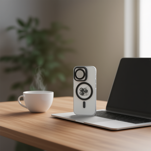 Protection intégrale transparente IP 14 Plus en TPU+PC avec support magnétique pour la caméra, pour coque de téléphone portable - Product Image 2