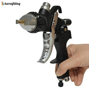 Pistola de Pintura Manual HVLP de Baja Presión para Protección Ambiental, Pistola de Pintura de 1.4 mm con Regulador de Presión, Kit de Pistola de Pulverización Atomizadora - Product Image 3