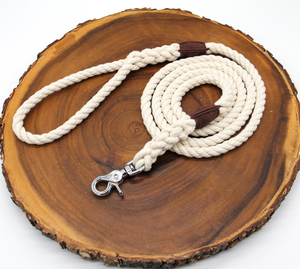 Natural Cotton Rope <b>Dog</b> <b>Leash</b> - Handmade Ombre <b>Dog</b> <b>Leash</b> - Product Image 2