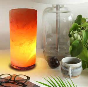 Décoration de haute qualité lampes au sel de l'Himalaya pour bureau sculpté à la main lampe au sel de l'Himalaya lampe en forme de diamant pour veilleuse - Product Image 4