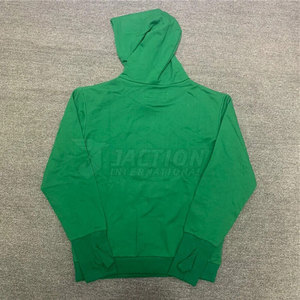 Sweat à capuche polaire personnalisé coupe-vent pour homme, prix usine, avec impression puff – Coton/Polyester à séchage rapide, le plus vendu - Product Image 3