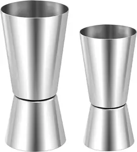 2023 Hot Selling Item Smooth Plain Edelstahl Peg Measurer Cup Cocktail Drink Maßnahmen