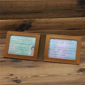 Cartera para Hombre, Tarjetero de Cuero Genuino, Protector de Licencia de Conducir, Tarjetero de Crédito, Carpeta de Cuero Vacuno Hecha a Mano - Product Image 2