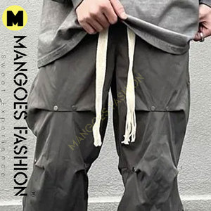 กางเกงคาร์โก้ทรงปกติสำหรับผู้ชาย สไตล์สตรีทแวร์ สีสั่งทำได้ สไตล์เทคแวร์ Y2K ผ้าคอร์ดูรอย ระบายอากาศได้ดี ผลิตจากผ้าฝ้ายและโพลีเอสเตอร์ หลายแบบ - Product Image 6