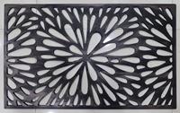 Tapis de porte en caoutchouc noir de qualité supérieure Tapis de porte antidérapants pour la maison et la salle de bain Entrée au prix de gros